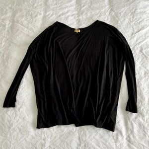 Long sleeve piko top